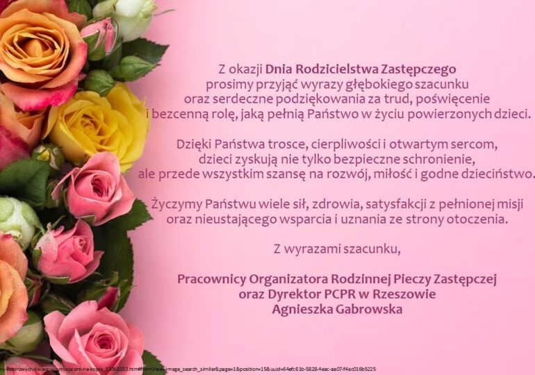Dzień Rodzicielstwa Zastępczego – 30 maja