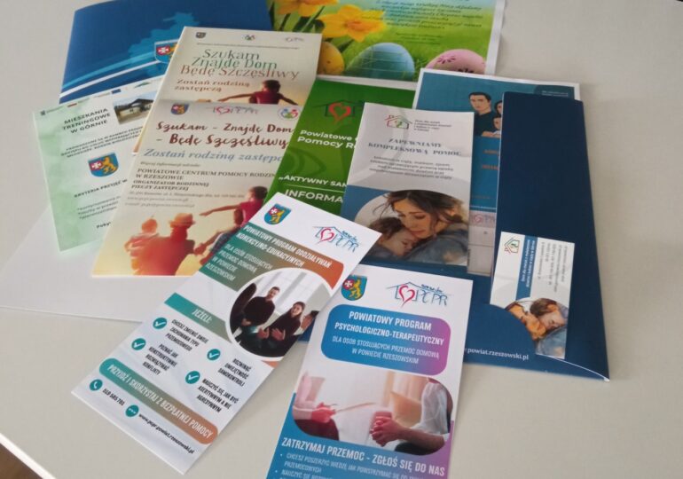 Spotkanie z jednostkami pomocy społecznej oraz wspierania rodziny i systemy pieczy zastępczej w powiecie rzeszowskim