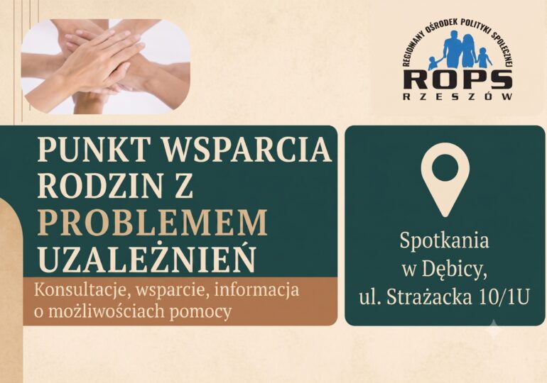 Punkt Wsparcia dla osób i rodzin dotkniętych problemem uzależnień