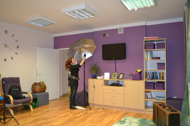 Fotograf prowadzący warsztaty